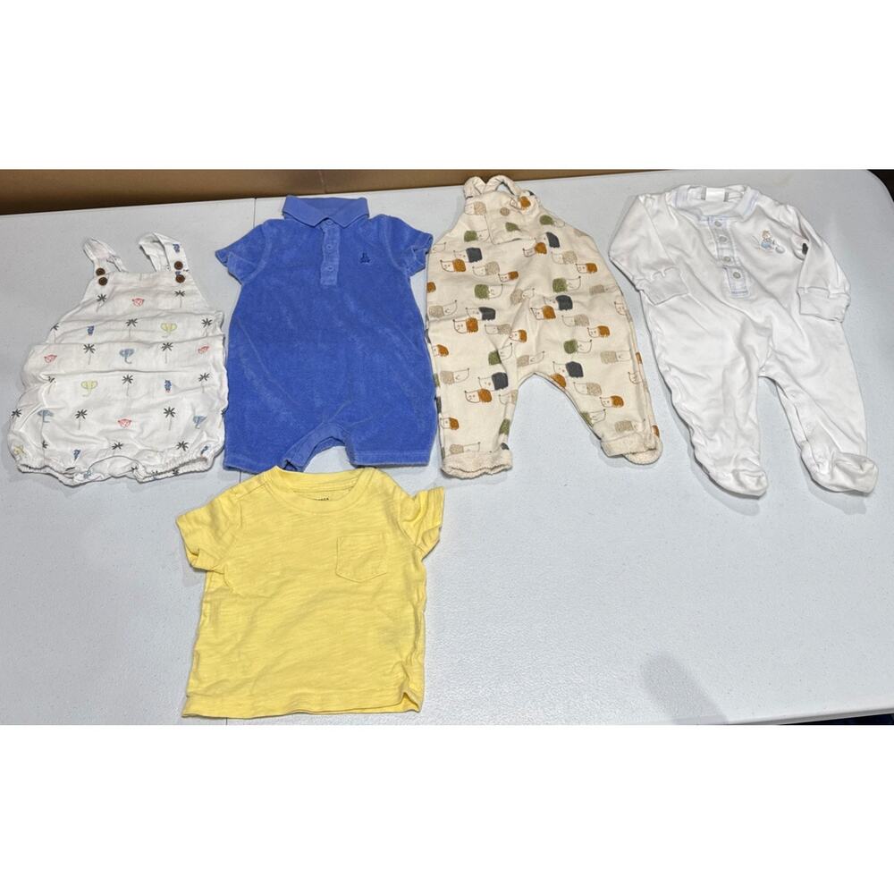 Baby Boy 3-6M Romper, Jumper, Tee Janie & Jack, Zara, Baby Gap, Baby Cottons